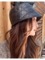 Genuine Leather Hat, Elegant Sheepskin, Thickened Fisherman Hat, Sheepskin Bucket Hat