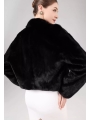 Imported Mink Fur Jacket, Stand Collar Coat, Short Style For Petites For Winter
