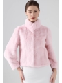 Imported Short Muskrat Fur Coat, Petite-friendly Youthful Style, Fashionable Full Mink Fur Jacket