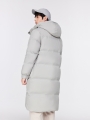 Long casual warm down jacket