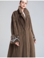 Long Over-the-Knee Mink Coat