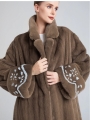 Long Over-the-Knee Mink Coat