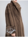 Long Over-the-Knee Mink Coat