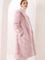 Long Style Fashionable Colored Mink Fur Coat