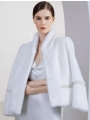 Pink Chanel-Style Mink Fur Jacket, Sort Colorful Fur Coat