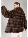 Medium-Long Mink Coat, New Luxury Customized Fur Coat