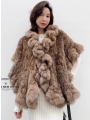 Sable Stole, Woven With Sable Hair, Muskrat Fur Scarf