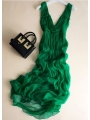 Seaside Vacation Mulberry Silk Long Dress
