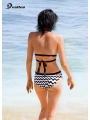 Halter Bikini,Split Bandeau Swimsuit