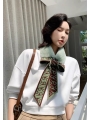 Sweet Bow Fur Scarf, featuring Double-Sided Rex Rabbit Fur, made with Whole Pieces of Genuine Fur, and Designed with a Ribbon-Style Collar and Furry Neckline
