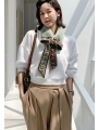Sweet Bow Fur Scarf, featuring Double-Sided Rex Rabbit Fur, made with Whole Pieces of Genuine Fur, and Designed with a Ribbon-Style Collar and Furry Neckline