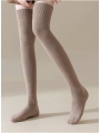 Winter Warm Knee-High,Thigh-High Plush Velvet Thickened Thermal Socks,Wool-Like Plush