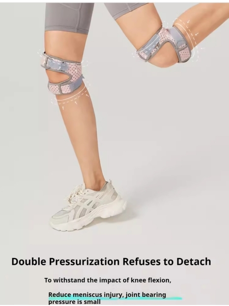 Upper And Lower High Resilience Silicone Strips Professional Knee Supports