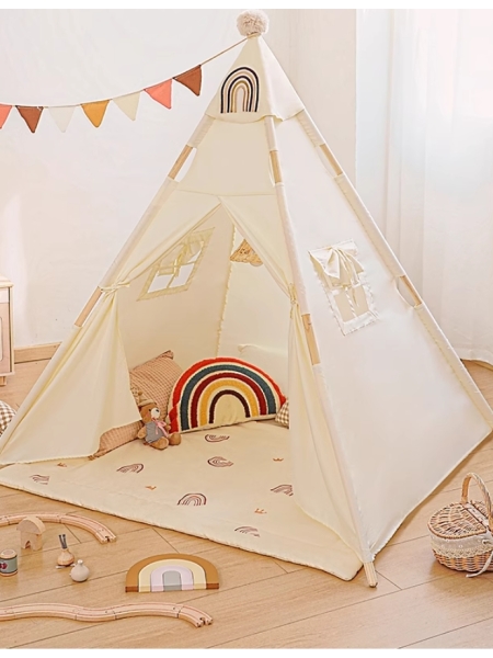 Rainbow Tent for Kids - Indoor Playhouse & Toy Hut for Babies,Baby's Exclusive Castle