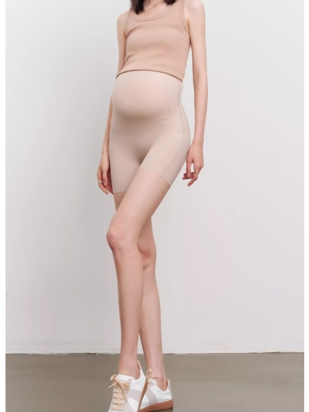 Anti-Slip, Cool Feeling Non-Marking, Maternity Belly-Supporting Safety Pants