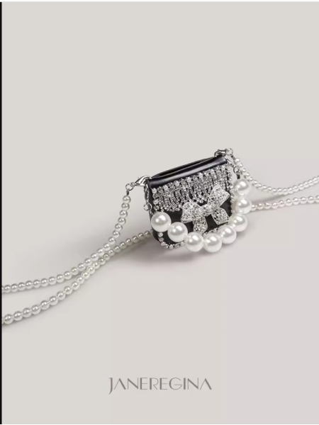 Mini Lipstick Bag Bow Decoration Small Bag