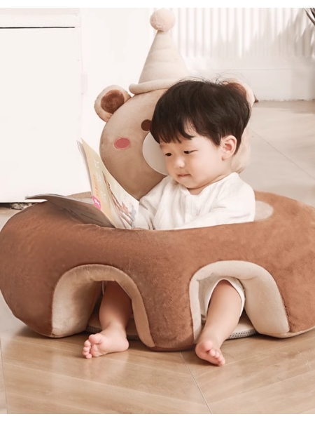 Safe Sitting & Standing Practice Tool for Infants, Spine-Friendly & Anti-Fall Training Seat