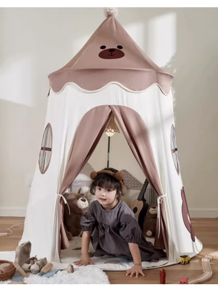 Children's Mongolian Tent Indoor Playhouse, Baby's Exclusive Castle Toy House