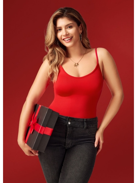 Body-Shaping Tight One-Piece Suit with Seamless Panties and Suspender for Women
