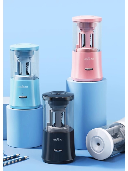 Fully Automatic Pencil Sharpener, Electric Pencil Sharpener (Rechargeable Version)