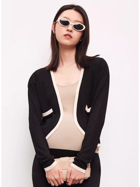 Maternity Knitted Cardigan,Loose Little Fragrance,Long Sleeve Air Conditioner Shirt