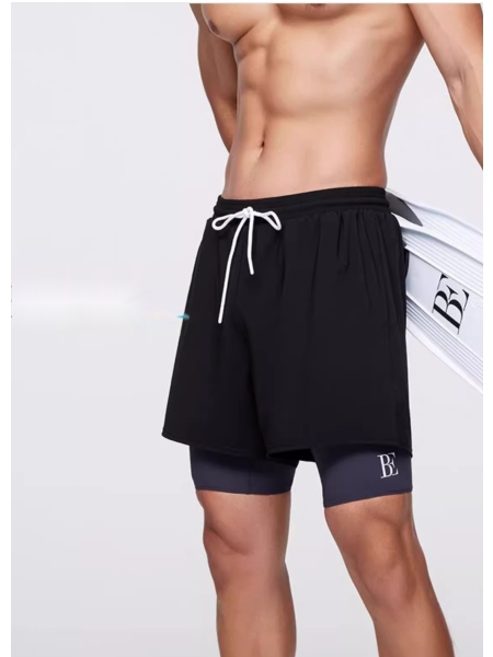 Sun Protection Hydrophobic Skin Friendly Quick Dry Plus Size Swimming Shorts