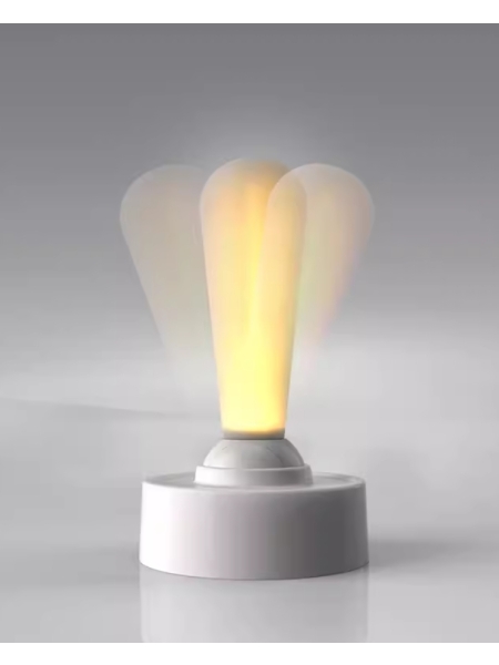 Toggle Rocker Switch Night Light, Home Bedroom Bedside Ambient Light, Wiring Free Wall Light