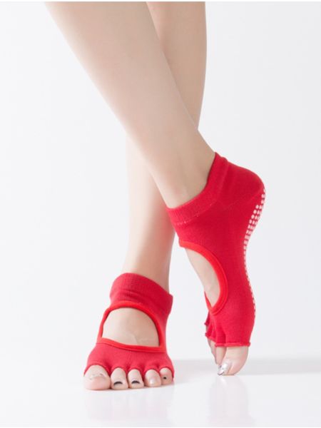 Anti-Slip Open-Toe And Open-Back Toe Socks