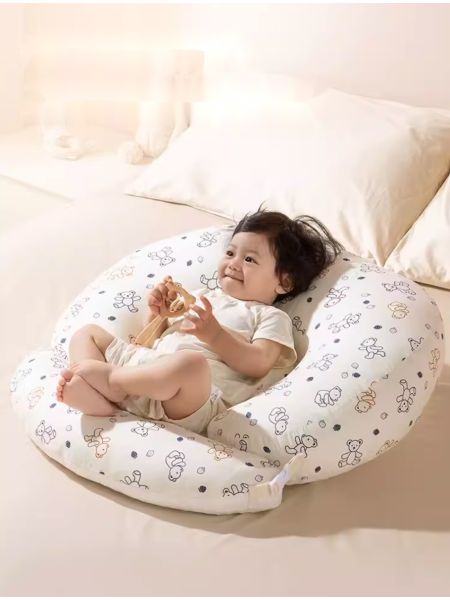 Breastfeeding Ramp Mat - Infant Milk Vomiting Prevention Ramp Pillow for Babies - Milk Spillage and Choking Prevention Pillow - Lie-Down Cushion for Newborns - Breastfeeding Pillow